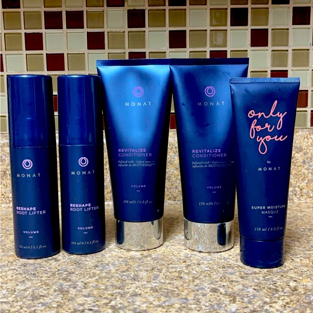 Monat Hair Care. New, all are full.